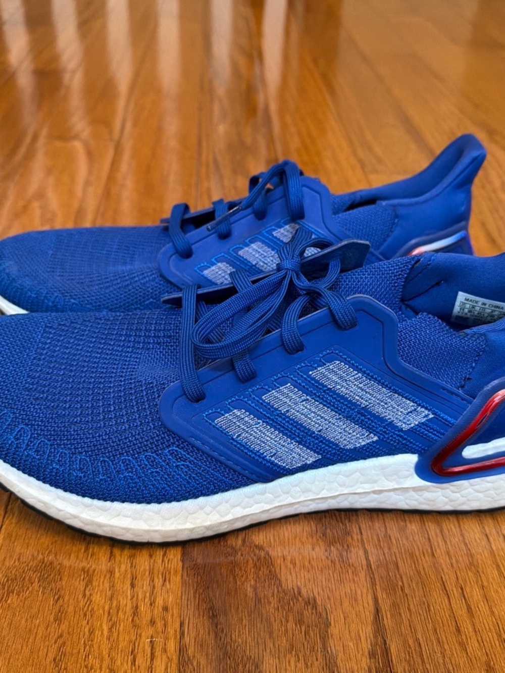 adidas Men’s Athletic Running Shoes - Bright Blue with White